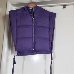Women's Purple Puffer Vest